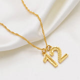 Number & Letter necklace