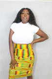 African Print Skirt