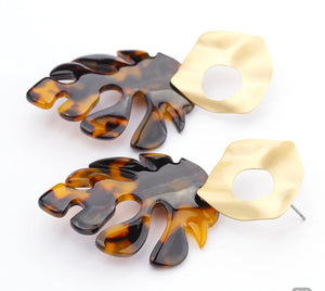 Safari Leafy Earrings