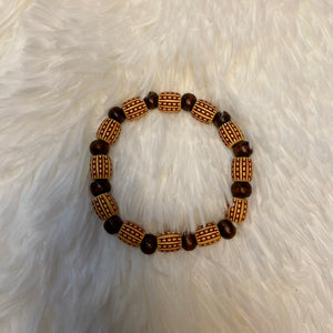 Tan Beaded Bracelets